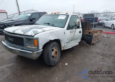 1995 GMC Sierra C3500 из США, поврежденный, VIN 1GDHC34K8SE545632